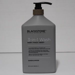 Blackstone Men's  3-IN-1 Hair, Face, Body Wash
